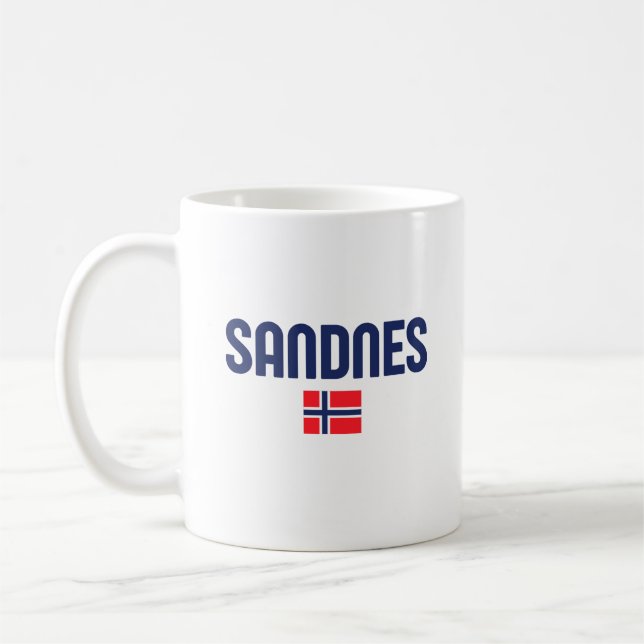 Caneca De Café SANDNES Norway (Esquerda)