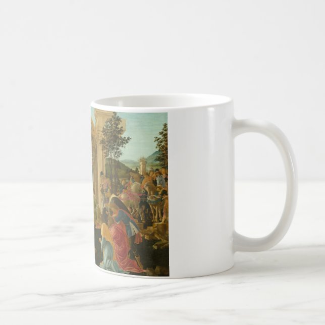 Caneca De Café Sandro Botticelli - A Adoração do Magi (Direita)
