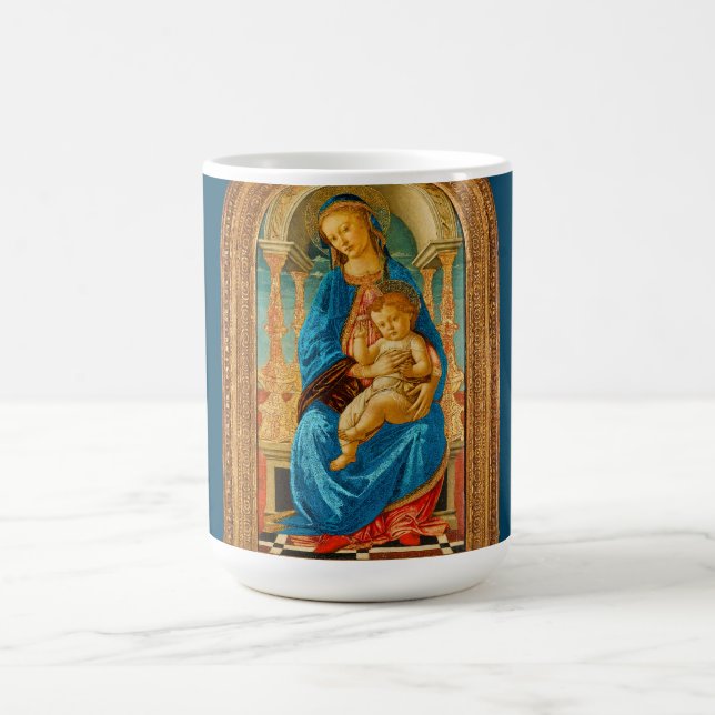 Caneca De Café Sandro Botticelli Madonna e Child c 1470 (Centro)