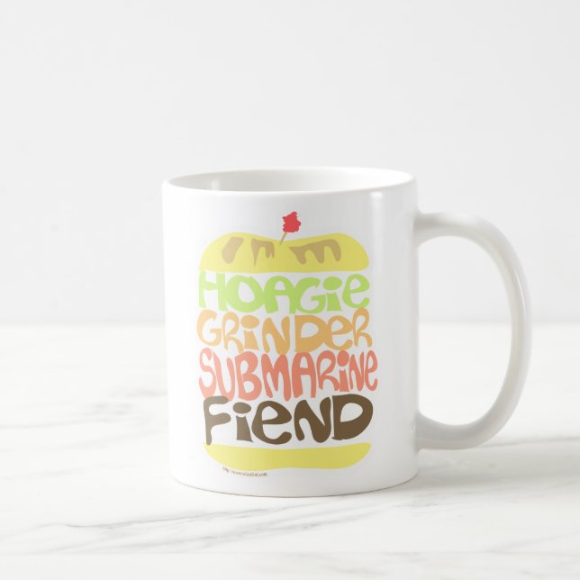 Caneca De Café Sandwich Fiend (Direita)