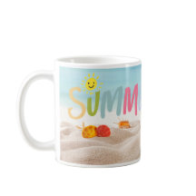 Sandy Beach Summertime Vibes Mug!