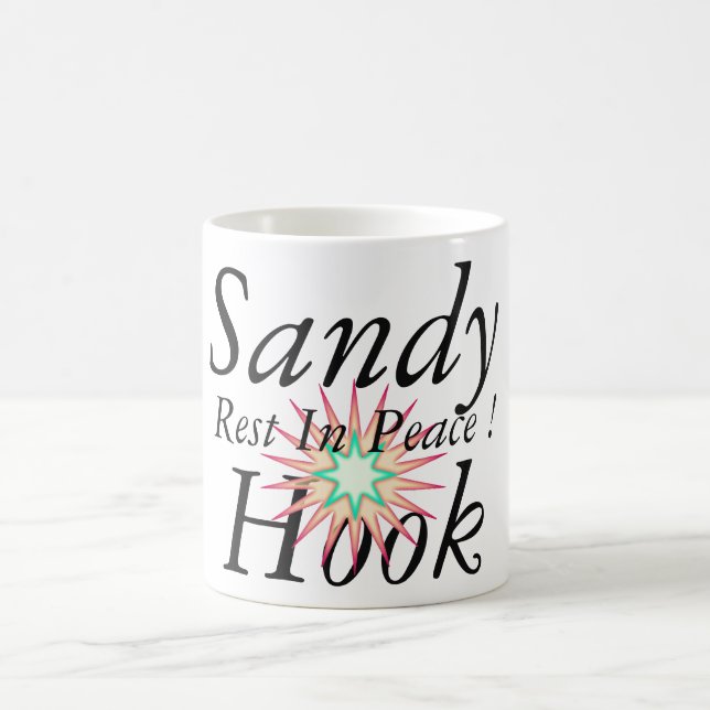 Caneca De Café Sandy Hook Rest Em Paz! (Centro)