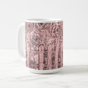 Caneca De Café Sangria Flores Vedantes
