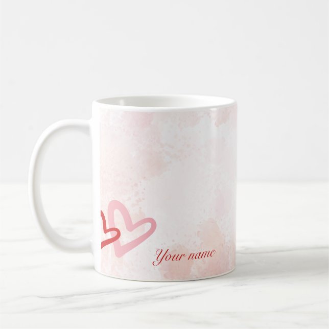 Caneca De Café Sangue com graça - Primavera Floral Mug Inspiracio (Esquerda)