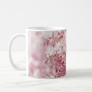 CANECA DE CAFÉ SANGUE DE PINK E DE CADEIA BRANCA