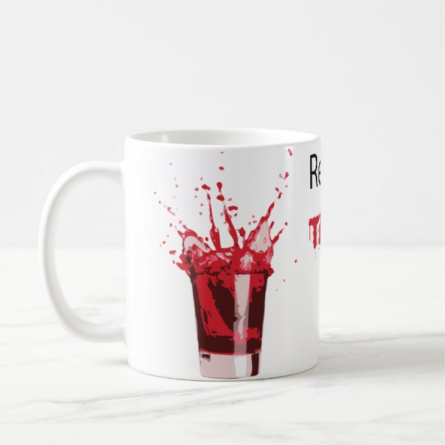 Caneca De Café Sangue do tigre da bebida (Esquerda)
