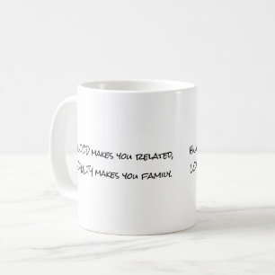 Caneca De Café Sangue e Família