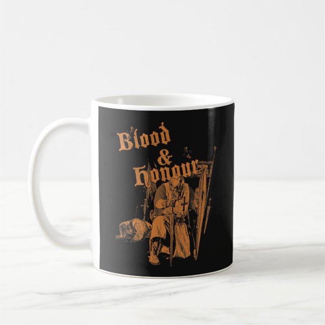 Caneca De Café Sangue e Honra - MetalCore (Esquerda)