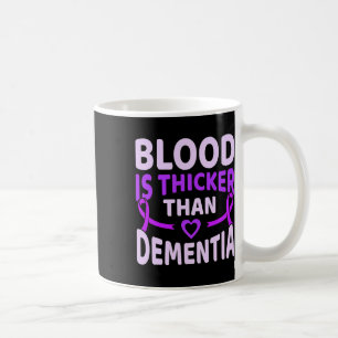 Caneca De Café Sangue é mais espesso que demência Heimerheimer em