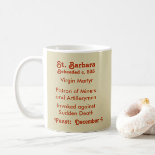 Caneca de café Santa Bárbara (BK 001) 1c