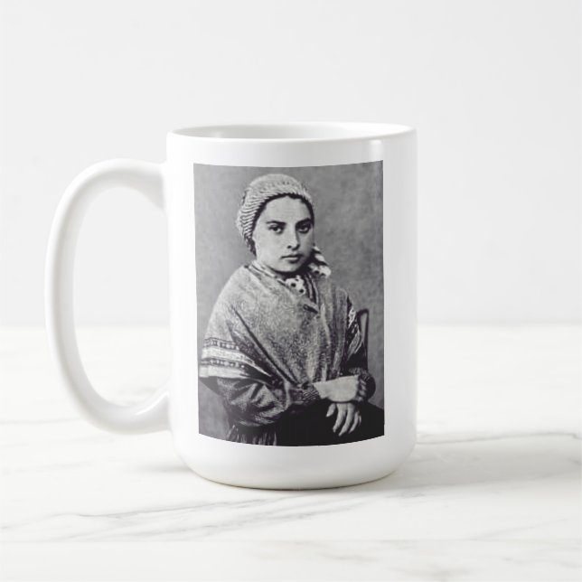 Caneca De Café Santa Bernadette Soubirous (Esquerda)