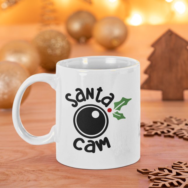 Caneca De Café Santa Cam, Funny Christmas (Criador carregado)