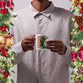 Caneca De Café Santa Cap Baseball Dad Personalized