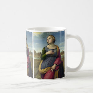 Caneca De Café Santa Catarina de Alexandria por Rafael
