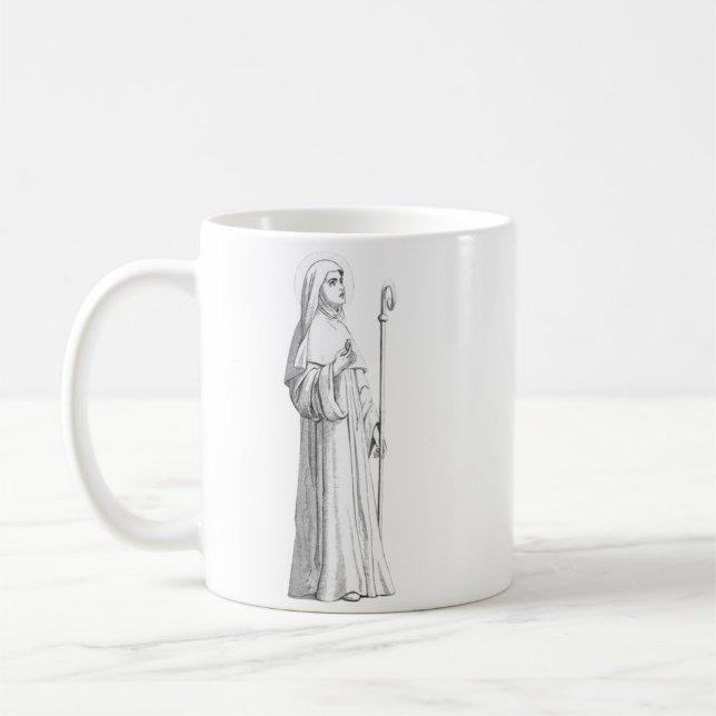 Caneca De Café Santa Catarina de Siena Virgem (Esquerda)