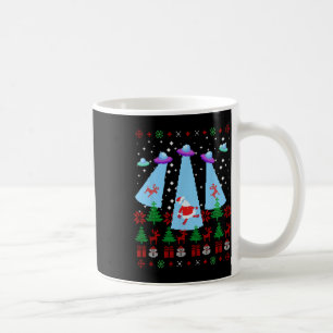 Caneca De Café Santa Claus Alienígena Invasão Xmas Espaço Ufo Ugl