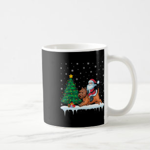 Caneca De Café Santa Claus Andando Cairn Terrier Dog Boys Girls C