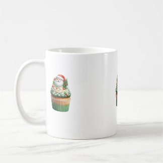 Caneca De Café santa claus cupcakes mug