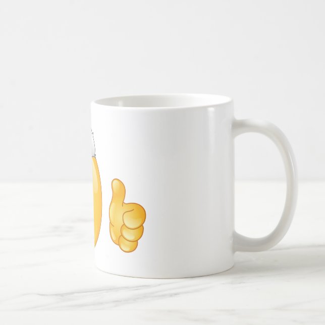 Caneca De Café santa claus emoji (Direita)