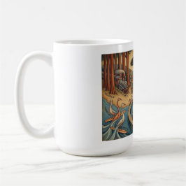 Caneca De Café Santa Cruz California Whimsical Map UCSC Boardwalk