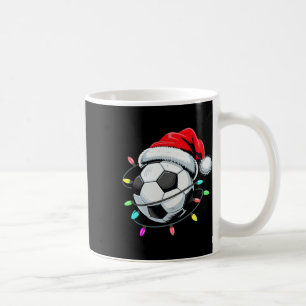 Caneca De Café Santa Futebol Ll Luzes de Natal Crianças Meninos M