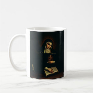 Caneca De Café Santa Gertrudes a Grande freira beneditina alemã 