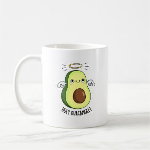 Caneca De Café Santa Guacamole Funny Goody Avocado Pun