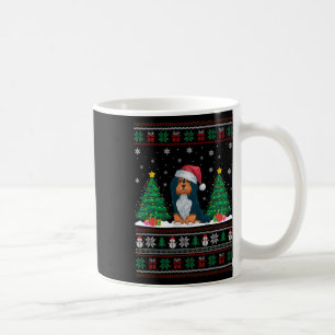 Caneca De Café Santa Hat Havanese Cachorro Árvore de Natal Luz Fe