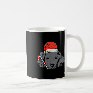 Caneca De Café Santa hat pitbull pit dog natal, Natal, mulheres c