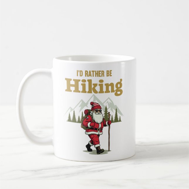 Caneca De Café Santa Hiking (Esquerda)