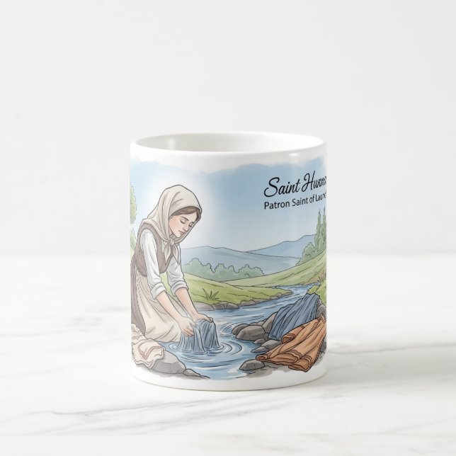 Caneca De Café Santa Hunna- Padroeira da Lavanderia (Centro)