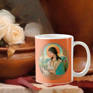 Caneca de Café Santa Inês de Roma (BK 006)