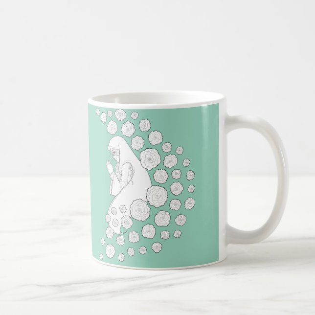 Caneca De Café Santa Maria com rosso - preto e branco (Direita)