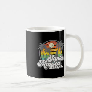 Caneca De Café Santa Mônica Beach Califórnia Surf Surfing Vintage