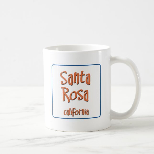 Caneca De Café Santa Rosa Califórnia BlueBox (Direita)