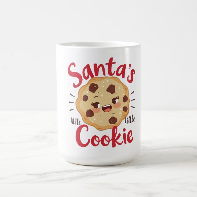 Caneca De Café Santa’s Little Cookie Mug | Cute Christmas  (Centro)