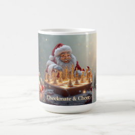 Caneca De Café Santa’s Next Move – Funny Chess Christmas Mug for