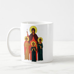 Caneca De Café Santa Sofia e Suas Filhas As Virtudes Eternas