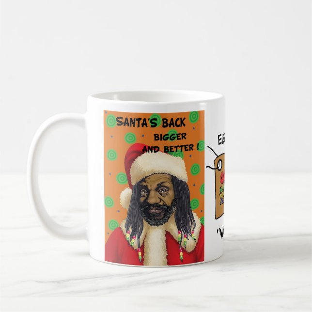 Caneca De Café Santa suportam mais grande e melhor! (Esquerda)