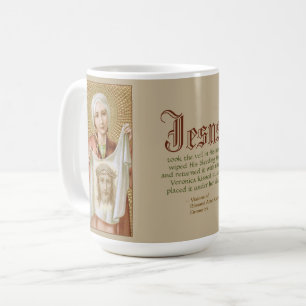 Caneca De Café Santa Verônica de Jerusalém (JM 60; Estilo 1)