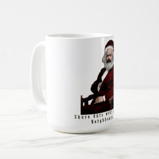 Caneca De Café SantaKarl MarXmas