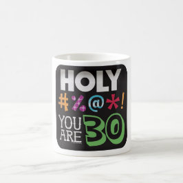 Caneca De Café santamente você é trinta