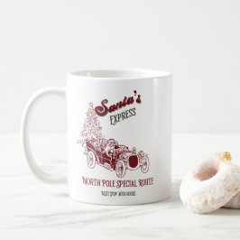 Caneca De Café Santa's Express Vitange Christmas