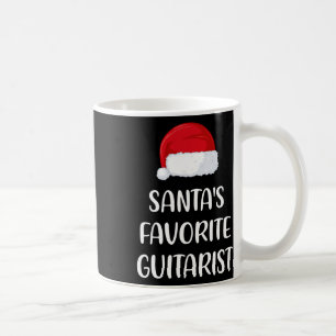 Caneca De Café Santas Favoritas Guitarista Diversão De Natal Gif