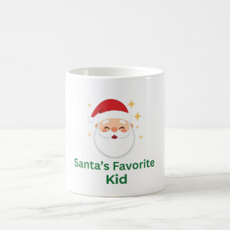 Caneca De Café santas favorite kid mug kids christmas mug cute sa