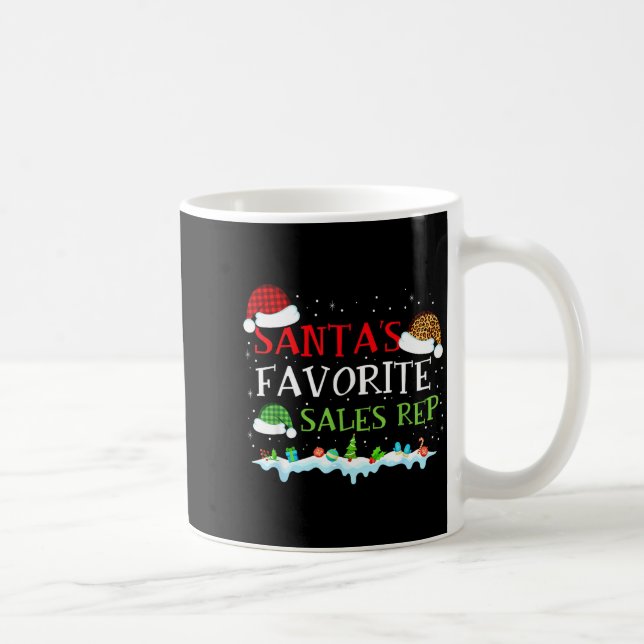 Caneca De Café Santa's Favorite S Rep Fun Christmas  (Direita)