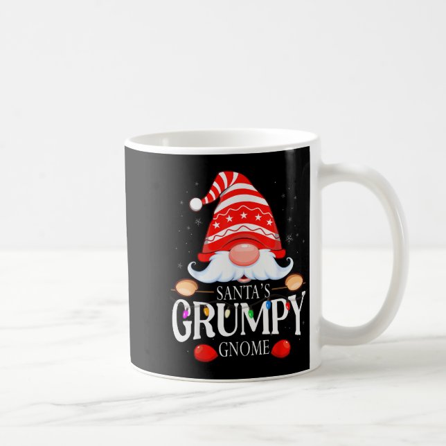 Caneca De Café Santa's Mpy Gnome Matching Christmas Pajama  (Direita)