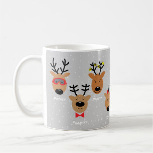 Caneca De Café Santas Reindeer Mug