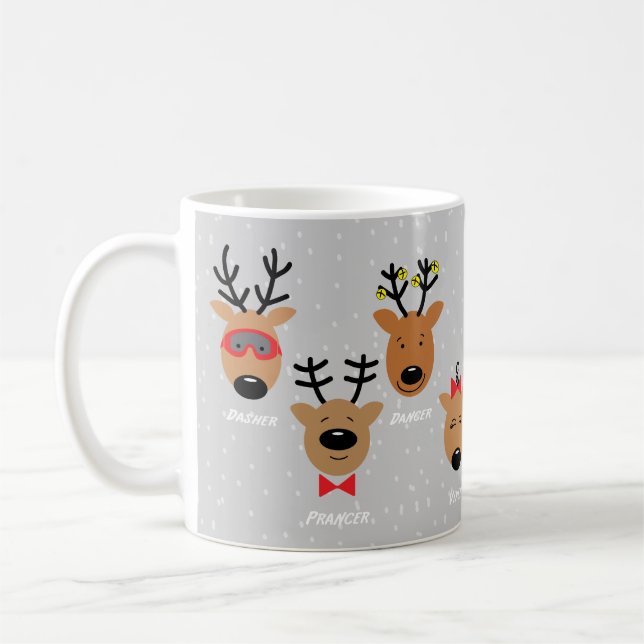 Caneca De Café Santas Reindeer Mug (Esquerda)