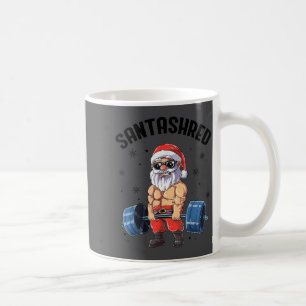 Caneca De Café Santashred Papai Noel engraçado Meme Natal Academi